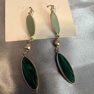 Semi precious stone earrings